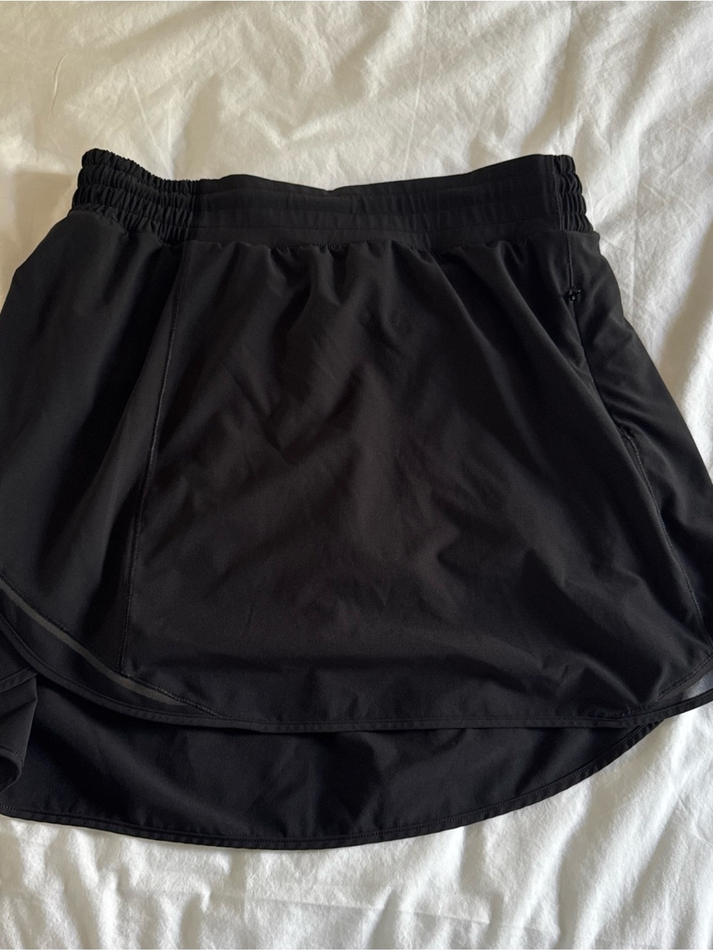 lululemon athletica Black Athletic Skort with Built-In Liner